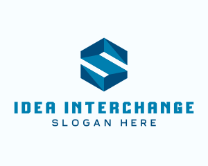 Generic Hexagon Letter S logo design