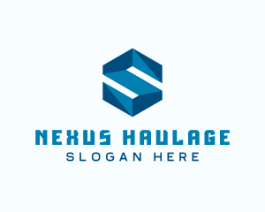 Generic Hexagon Letter S logo design