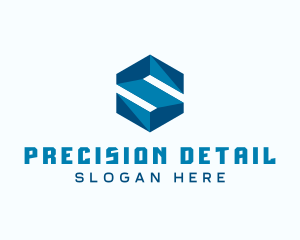 Generic Hexagon Letter S logo design