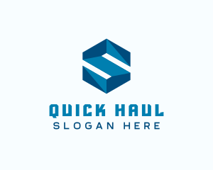 Generic Hexagon Letter S logo design