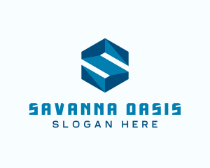 Generic Hexagon Letter S logo design