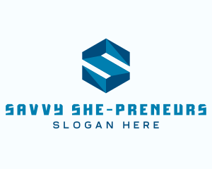 Generic Hexagon Letter S logo design