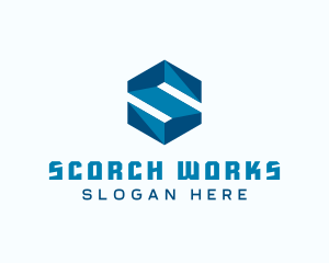 Generic Hexagon Letter S logo design