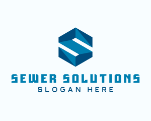 Generic Hexagon Letter S logo design