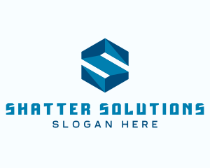 Generic Hexagon Letter S logo design