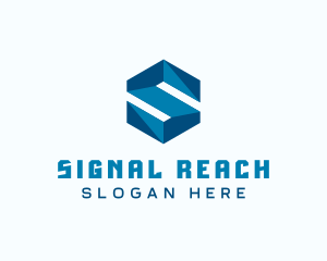 Generic Hexagon Letter S logo design