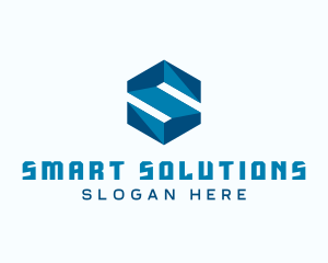 Generic Hexagon Letter S logo design