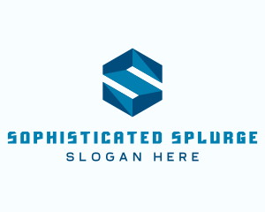 Generic Hexagon Letter S logo design