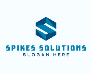 Generic Hexagon Letter S logo design