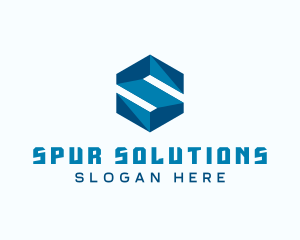 Generic Hexagon Letter S logo design