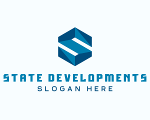 Generic Hexagon Letter S logo design