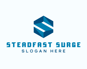 Generic Hexagon Letter S logo design