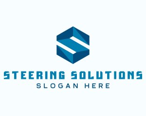 Generic Hexagon Letter S logo design