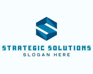 Generic Hexagon Letter S logo design