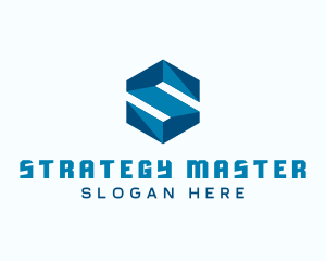 Generic Hexagon Letter S logo design