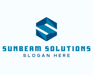 Generic Hexagon Letter S logo design