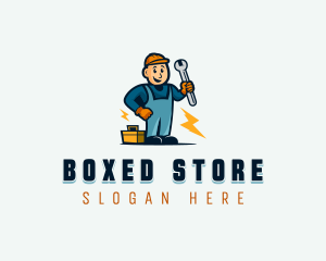 Electrician Maintenance Repair logo design