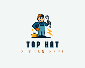 Electrician Maintenance Repair logo design