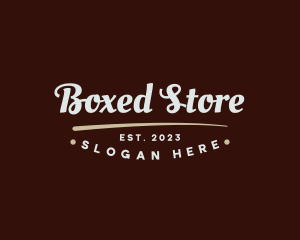 Retro Quirky Store logo design