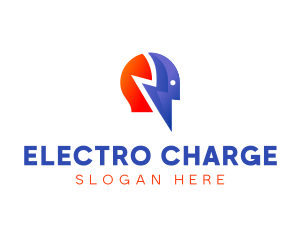 Lightning Bolt Electrician logo design