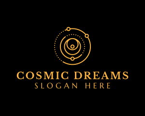 Cosmic Moon Astrology logo design