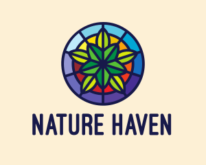 Nature Leaf Mosaic  logo design