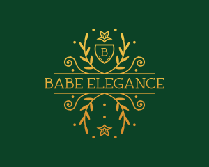 Elegant Flower Boutique logo design