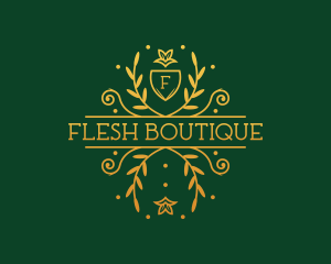 Elegant Flower Boutique logo design