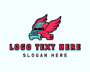 Truck Wings Shipping logo