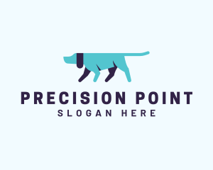 Pointing Directional Dog logo design