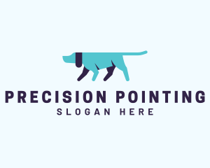 Pointing Directional Dog logo design