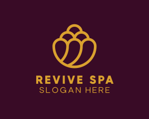 Flower Bud Spa logo design