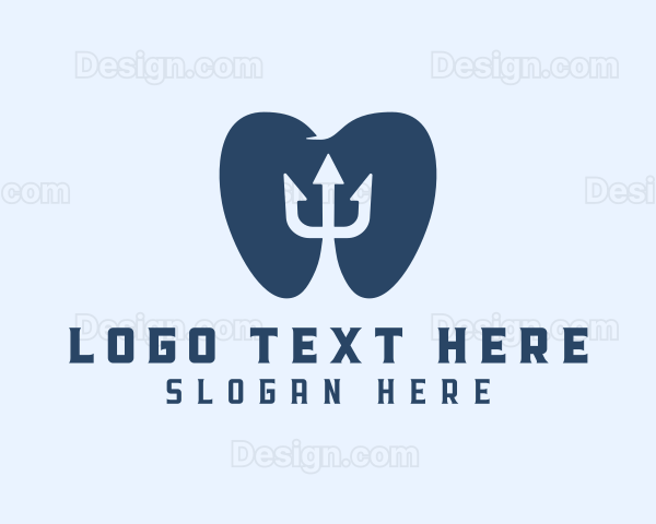 Blue Tooth Trident Logo