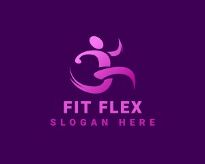 Gym Human Exercise  logo