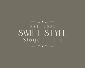 Elegant Minimalist Styling Business logo design