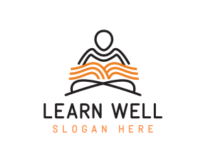 Book Yoga Wellness logo design