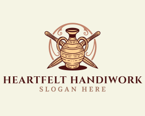 Handmade Vase Crafting logo