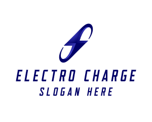 Lightning Bolt Charge logo design