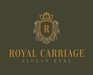 Royal Crown Shield logo design