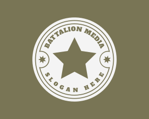 Army Soldier Star  logo design