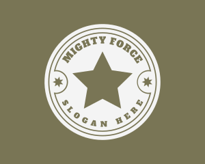 Army Soldier Star  logo design