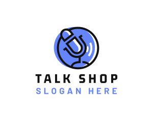 Podcast Talk Radio logo design