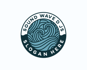 Waves Surf Coast logo design