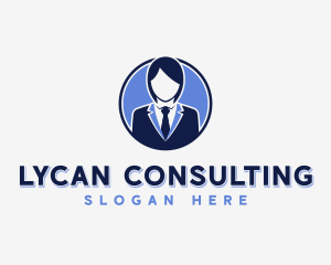 Recruitment Manager Consultant logo design