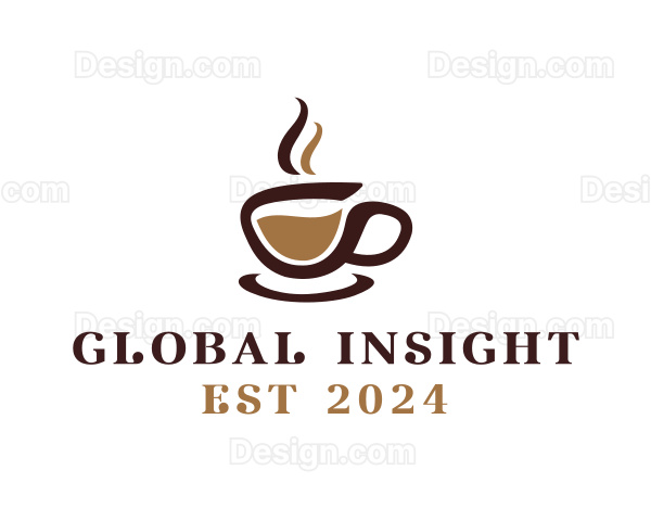 Coffee Cup Stroke Logo