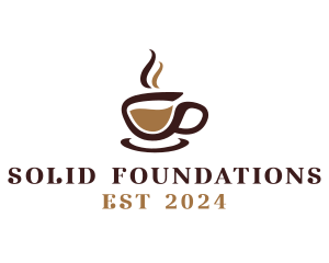 Coffee Cup Stroke  logo