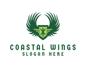 Logistics Fly Wing logo design