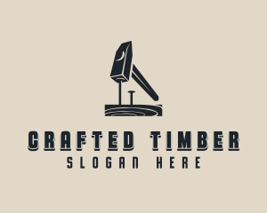 Hammer Builder Carpentry logo design