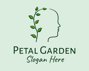 Nature Person Head logo design