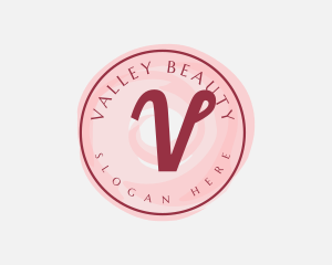 Feminine Beauty Watercolor logo design